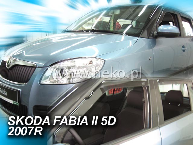 Plexi Škoda Fabia II 4D 07R   (1265)