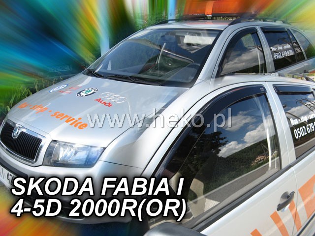Plexi Škoda Fabia 4D 00R   (431)