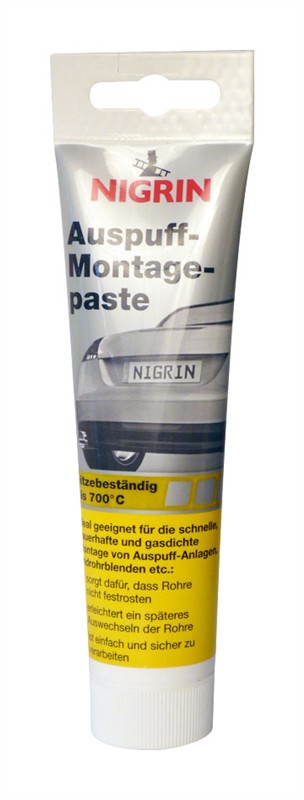 NIGRIN AUSPUFF-MONTAGEPASTE 150 g - pasta na montáž výfuků, 74089