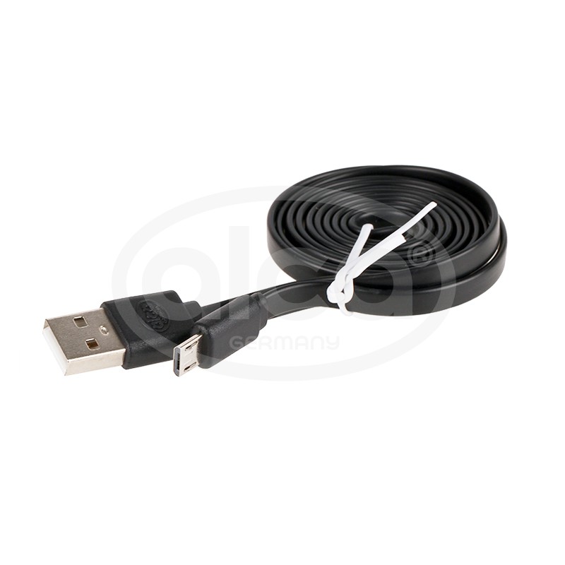 Kabel Micro USB + USB 2.0, 1m, černý, 510610