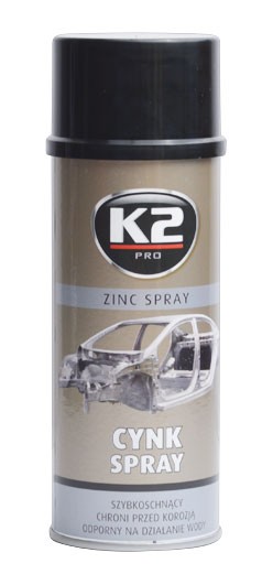K2 ZINC SPRAY 400 ml - zinkový sprej (antikorozní údržba) , L350