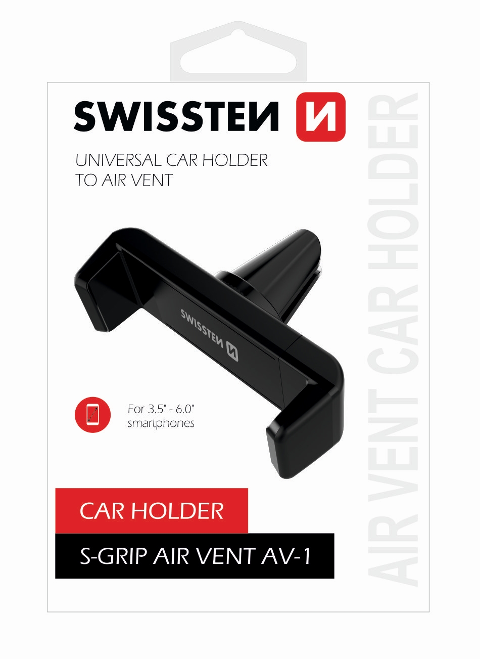Držák mobilu do mřížky ventilace SWISSTEN S-GRIP AV-1, 45472