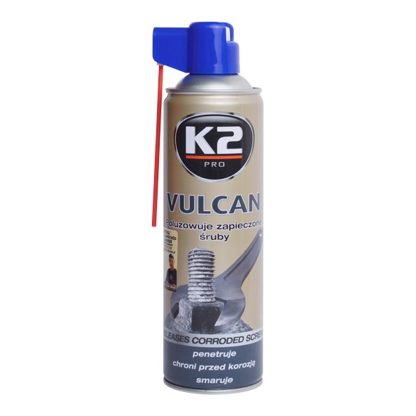 K2 VULCAN 500 ml - přípravek na uvolňování zarezlých spojů, W115
