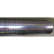 Fólie na sklo 50x300cm holografická - D-SQUARE - čtverce 410294