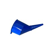 Trychtýř plastový šikmý modrý - prů.13cm s držákem, 83097